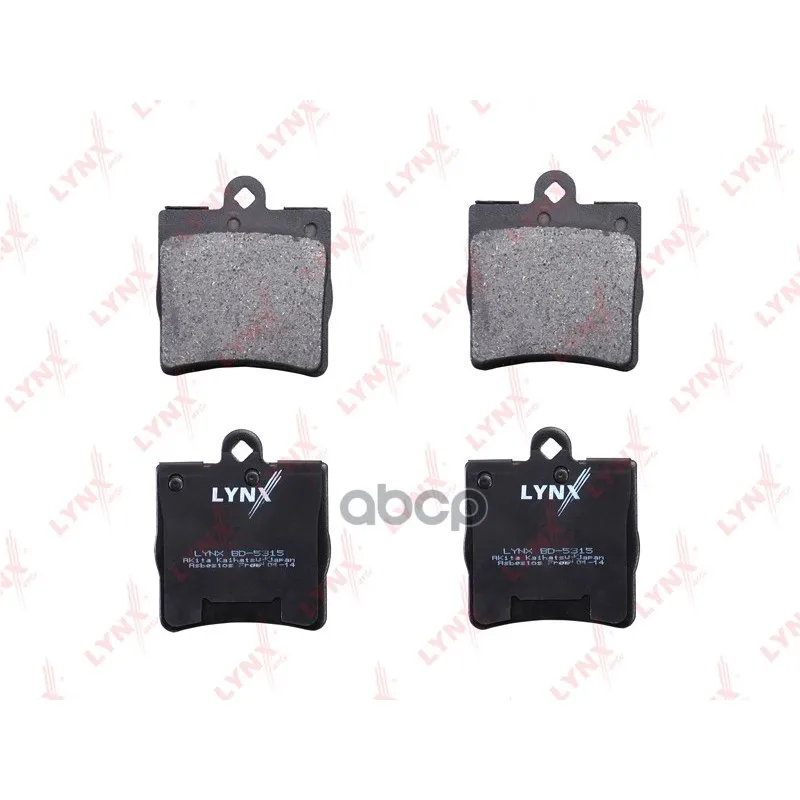 Колодки Тормозные Дисковые | Зад | Mercedes W202/W203/W210/C208/C209/R170/R171 93- LYNXauto арт. BD5315