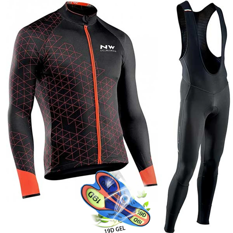 Northwave, весна/осень, одежда для велоспорта, Ropa Ciclismo Nw, Мужской трикотажный костюм, для улицы, для езды на велосипеде, MTB, одежда, комбинезон, комплект - Цвет: cycling set 2