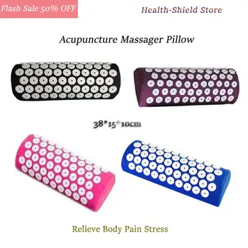 

Acupuncture Massager Pillow Relieve Body Pain Stress Acupressure Cushion Body Massage Cotton Pillow Massageador Massager Pillow