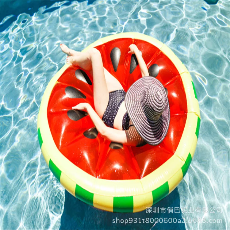 

PVC Water Inflatable Watermelon Floating Row New Hot Selling Water Supplies Sports Inflatable Floating Row