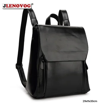 

Vintage Women Backpack Genuine Leather Back Pack Famous Brand Ladies Real CoW Leather Backpacks Fashion Preppy Style School bags