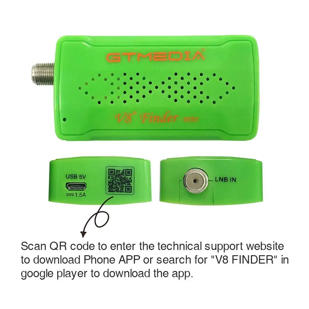 Receptor de TV via satélite