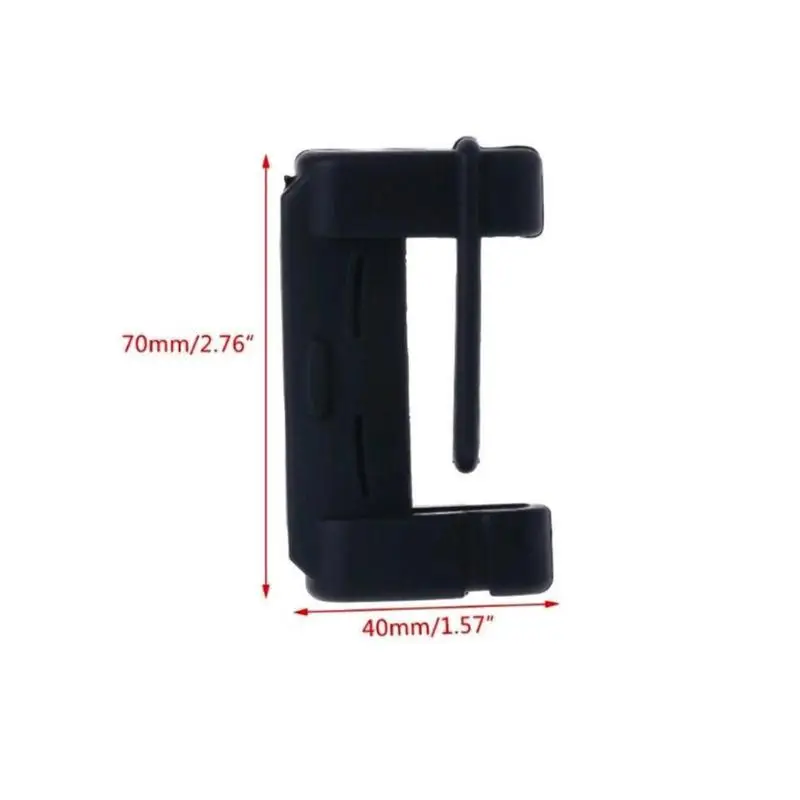 Универсальная силиконовая Автомобильная пряжка ремня безопасности протектор против царапин ремень пряжка зажим покрытие для интерьера 1 шт