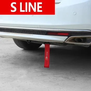 

1pcs For Audi a3 a4 a5 a6 s4 s5 s6 s7 c5 c6 b7 b8 Towing Rope Nylon trailer Tow Ropes Car Tow Eye Strap Tow Strap Bumper Trailer