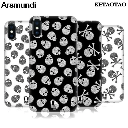 KETAOTAO дизайн черепа узоры жесткие чехлы для телефонов iPhone 4S 5C 5S 6S 7 8 XR XS Max Чехол