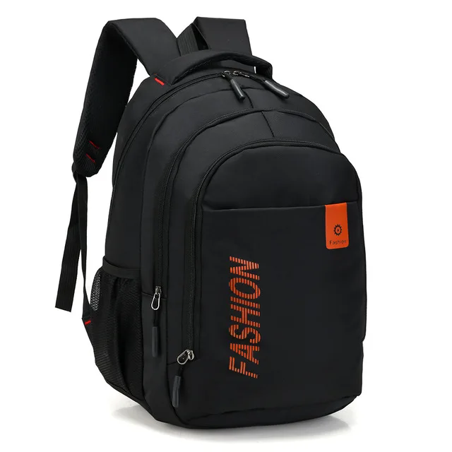 Рюкзак холст ноутбук для студентов мужская женская школьная сумка модная Высококачественная большая емкость многофункциональные Новые дорожные сумки - Цвет: orange 2