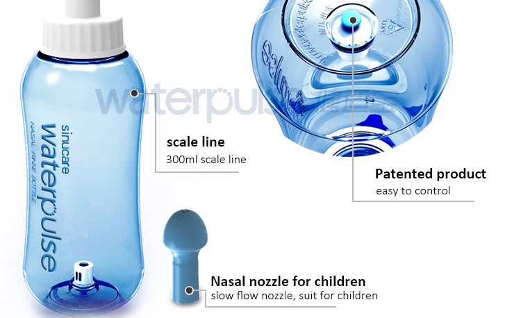 Nasal Irrigator Bottle rinse nasal wash bottle Cleaner Neti Pot Nose Cleaner Avoid Sinusitis Rhinitis Treatment 300 or 500ML