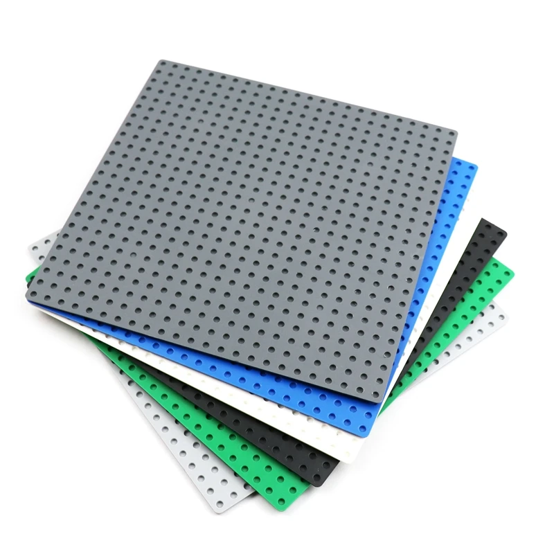 5 Pieces Building Blocks Baseplate 24x24 Dots 19.2CMX19.2CM Plastic Bricks Parts DIY Christmas Trees Replacement Base Plate | Игрушки и