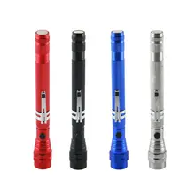 3 светодиодный Телескопический фонарик гибкий Регулируемый магнитный Палочки-инструменты для машины