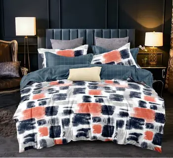 

Quilt Cover Pillowcase 3Pcs Set Hot Bedding Simple European and American Soft Comfortable Breathable