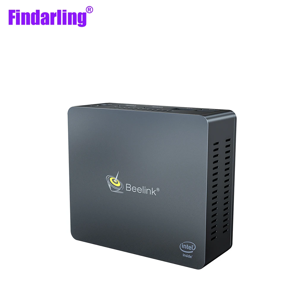 Beelink GK35 Intel Celeron N3350 Windows 10 Мини ПК 4 Гб ОЗУ 64 ПЗУ Двойной Wi-Fi * USB 3 0 2 HD-MI дисплей HTPC NUC