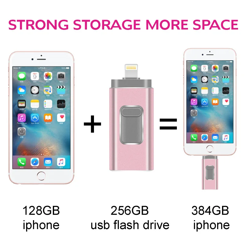 Photo stick iPhone/ipad/Lightning/ios flash drive memory stick pendrive mobile Micro USB Flash Drive 16GB 32GB 64GB pen drive 32gb flash drive