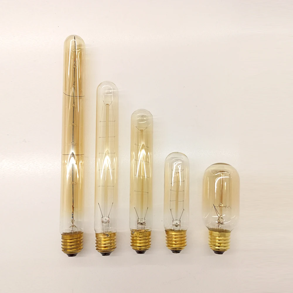 Retro Edison Bulb Filament Incandescent Light Vintage Lamp Ampoule bulbs E14 E27 40w Home Decor Lighting ST64 G95 T300