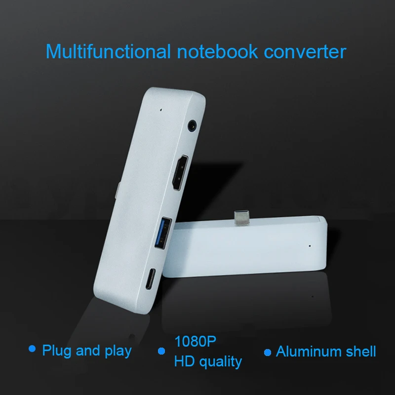 Basix USB C концентратор HDMI адаптер с USB-C PD USB 3,0 3,5 мм разъем порт usb type C док-станция для iPad Pro Macbook Pro/Air