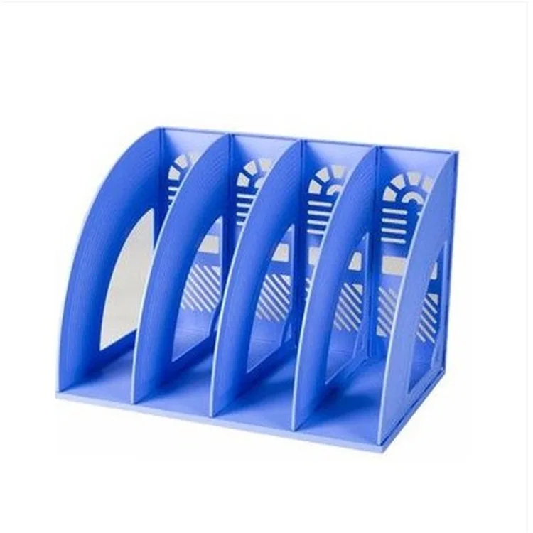 

FUQIANG FQ584 Fourth Gear Book Stand Frame Plastic File Rack Information Rack File Column Hanaper Folder