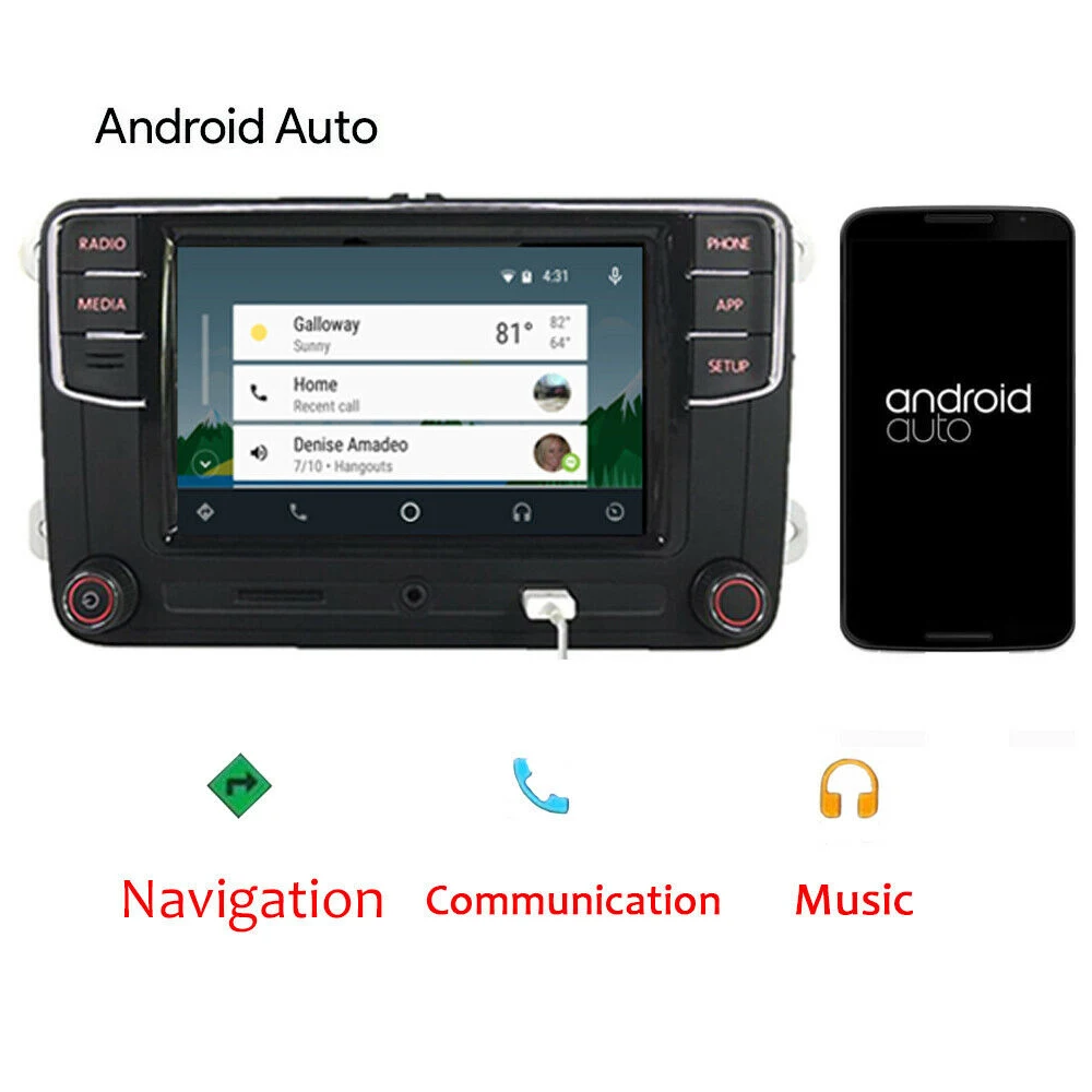 Автомагнитола RCD330 Android для Volkswagen GOLF PASSAT TIGUAN TOURAN POLO|Автомобильные радиоприемники| |