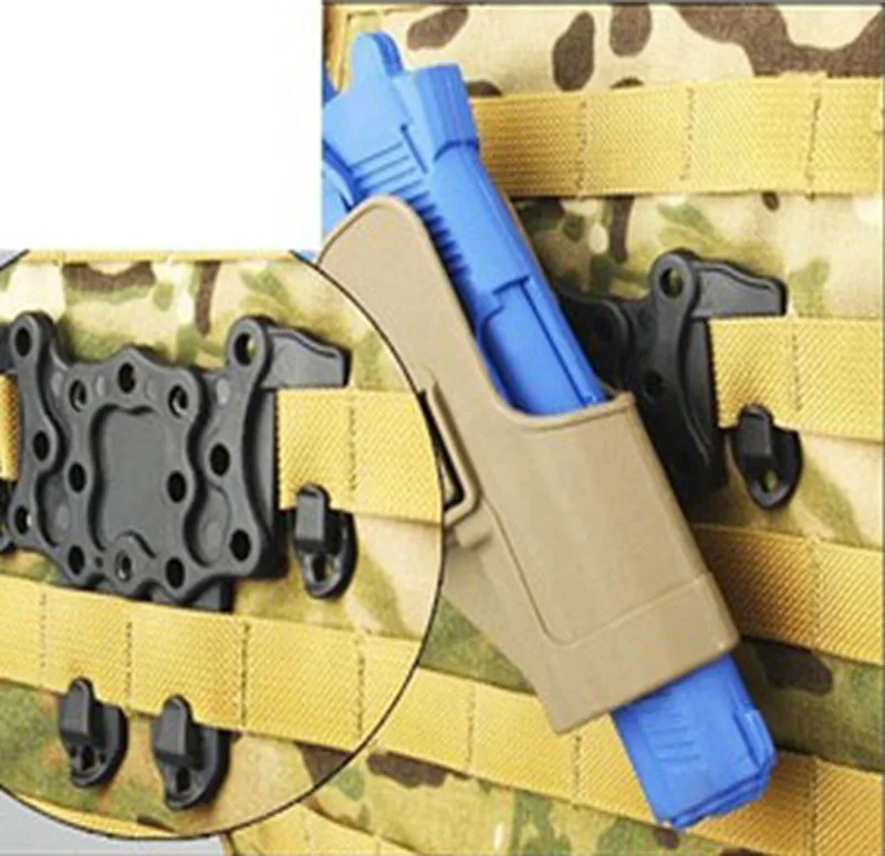 Тактический Molle кобура Платформа Airsoftsport жилет адаптер кобура Платформа армейский боевой Glock 17 пистолет кобура Охотничьи аксессуары