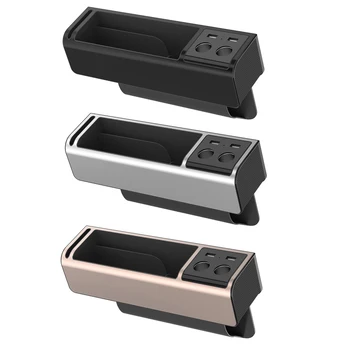 

Car Seat Gap Storage Box Case with Wireless USB Charger Auto Seat Storage Charging Station Boxes Anti-slip Organizer
