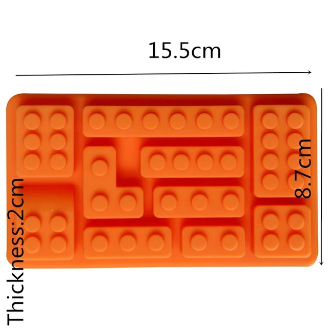 Lego Blokkok Csokoládé Szilikon Penész Jégkocka Tálca Sütemény Sütő Kézi Did Flip Cukor - Image 5
