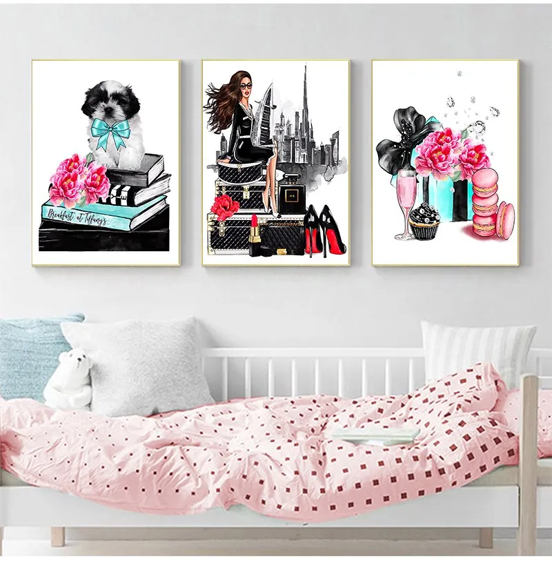 Cover Fashion Books Canvas Art Painting Poster Fashion Book Wall Art Print  Vogue Iconic Picture Ladies Room Home Wall Decor - Price history & Review, AliExpress Seller - Yoolife Official Store