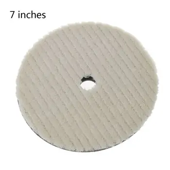 

3/4/5/6/7 Inch Car Woolen Polishing Pad Disk Buffing Waxing Mat Detail Polisher N1HF