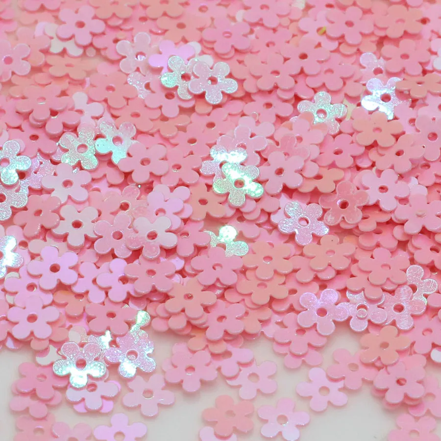 CX/5 mm Flower/20 grams Sequins PVC Flat for DIY Card Making Craft Color Collection