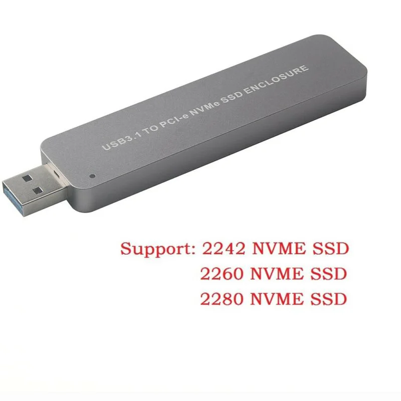 NVMe SSD к USB 3,0 адаптер конвертер PCIE M.2 2280 HDD SSD внешний диск часть