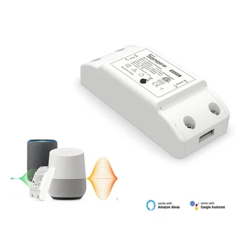 

Sonoff Basic R2 Smart Home Wifi Switch Wireless Remote Control Light Timer Switch DIY Modules via Ewelink APP Work with Alexa