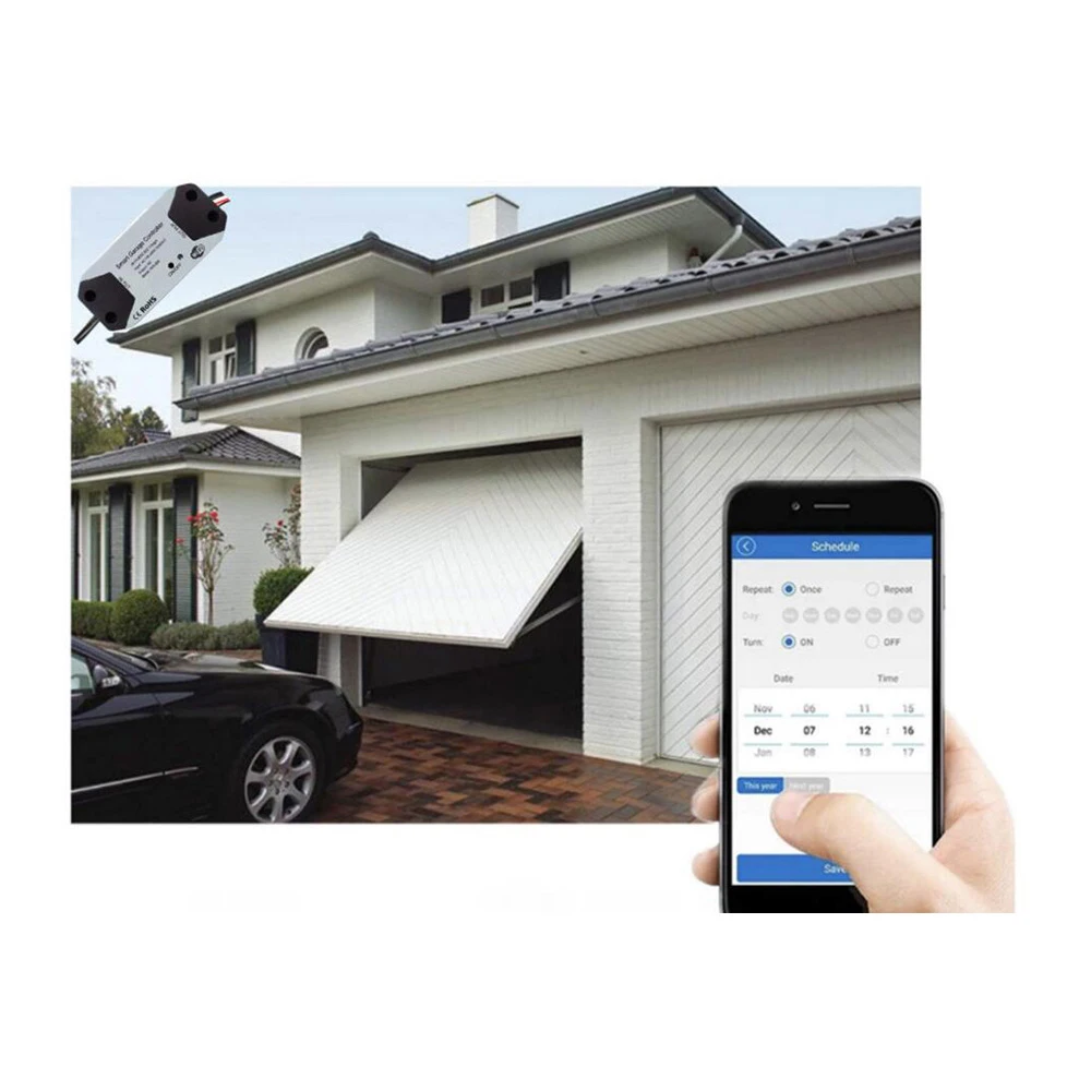 Tuya WiFi переключатель умный гаражный дверной Открыватель управление Лер SmartLife приложение голосовой пульт дистанционного управления для Google home Amazon Alexa