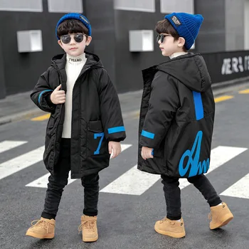

Boys down cotton cotton clothing 2020 winter children loose thick warm cotton clothing children's hand-stuffed cotton wool