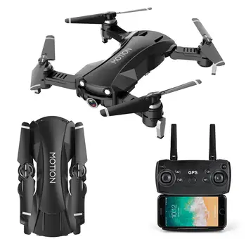 

R10 GPS Drone With Camera 5G RC Quadcopter Drone 2K WIFI FPV Foldable Off-Point Flying Gesture Photos Video Helicopter Toy