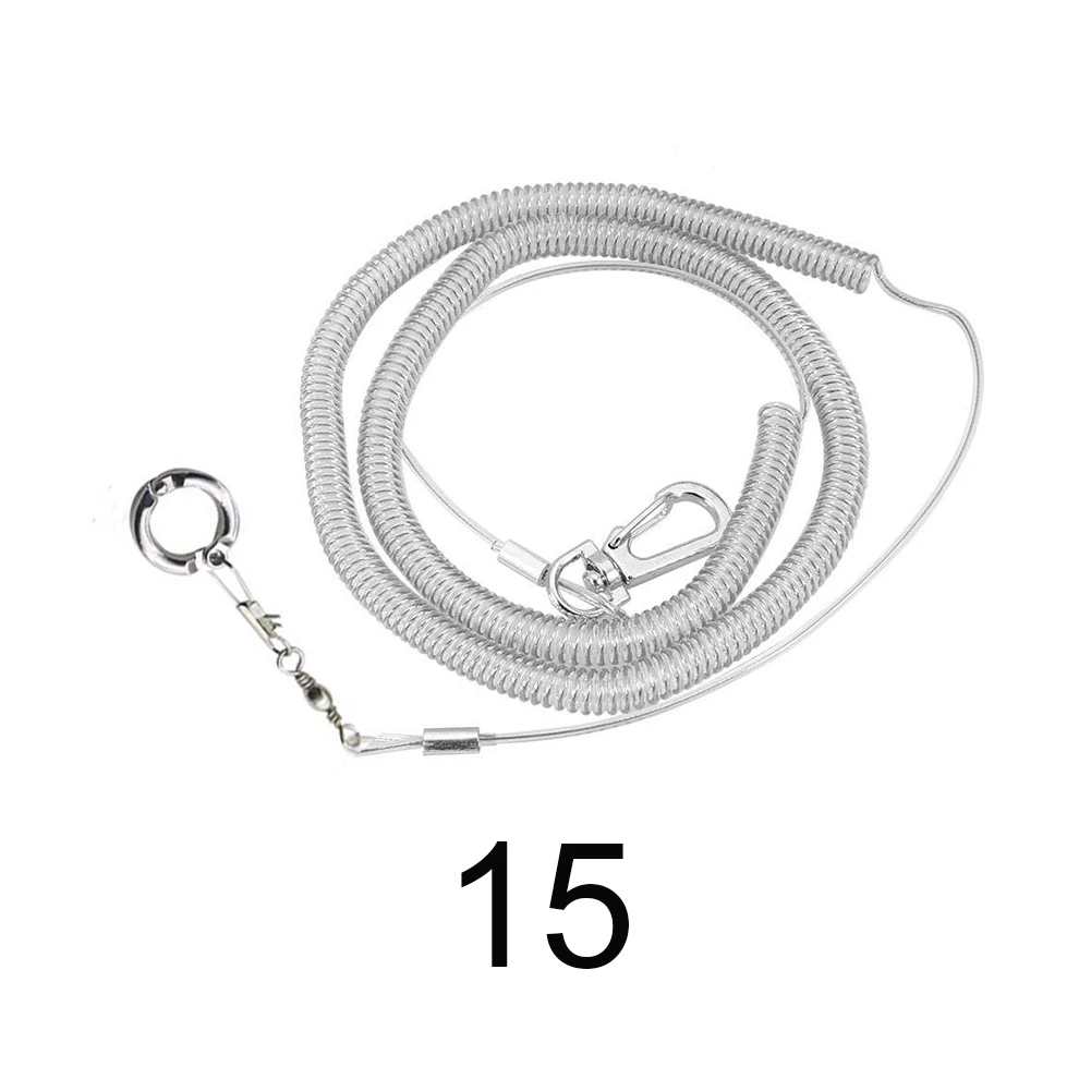 3 Meters Plastic Anti Bite Flying Training Rope Leash For Macaw Outdoor Bird Harness Ultra Light Parrot Flexible With Leg Ring | Дом и сад