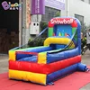 EXQUISITE CRAFT 2.5x1.3x2m Inflatable Snowball Game Machine for Event or Shopsale / Inflatable Snowball Shooting Toys 2