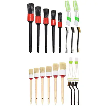 

10 Pcs Auto Detailing Brush Set & 11 Pieces Car Cleaner Brush Set Detail Brush Wire Brush