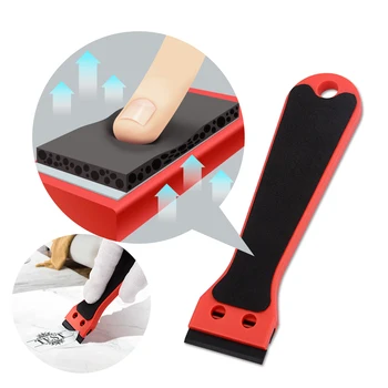 

FOSHIO 15cm Razor Scraper Sticker Glue Remover Cleaner Window Tint Foil Film Vinyl Car Wrap Squeegee Ceramic Vinyl Cleaning Tool