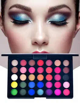 

Eyeshadow Set 35 Color Eyeshadow Pearlescent Glitter Palette Multiple Color Makeup Matte Eye Shadow Box