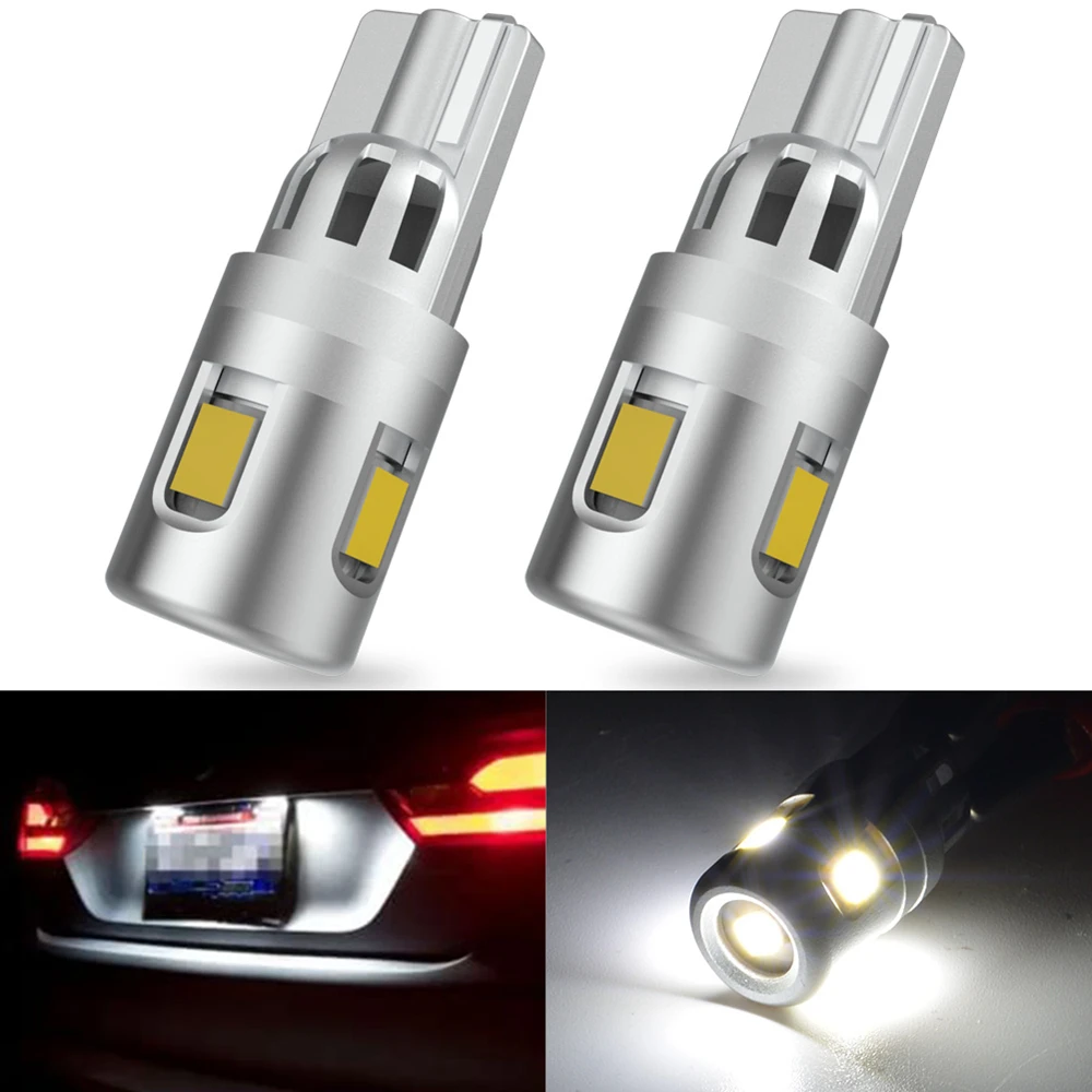 

Katur 2x W5W T10 LED Bulbs Canbus Car Parking Wedge Lights Interior Lamp For Ford Focus 1 2 3 Fiesta Mondeo Ecosport Kuga F-150