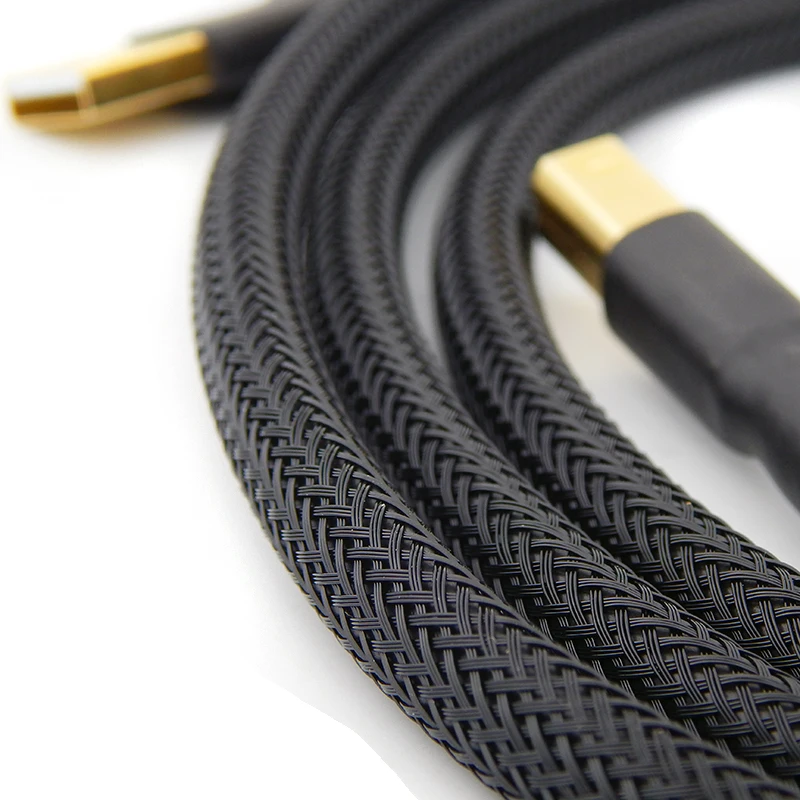 Кабель hifi USB двойное магнитное кольцо анти помехозащищенный усилитель ЦАП кабель