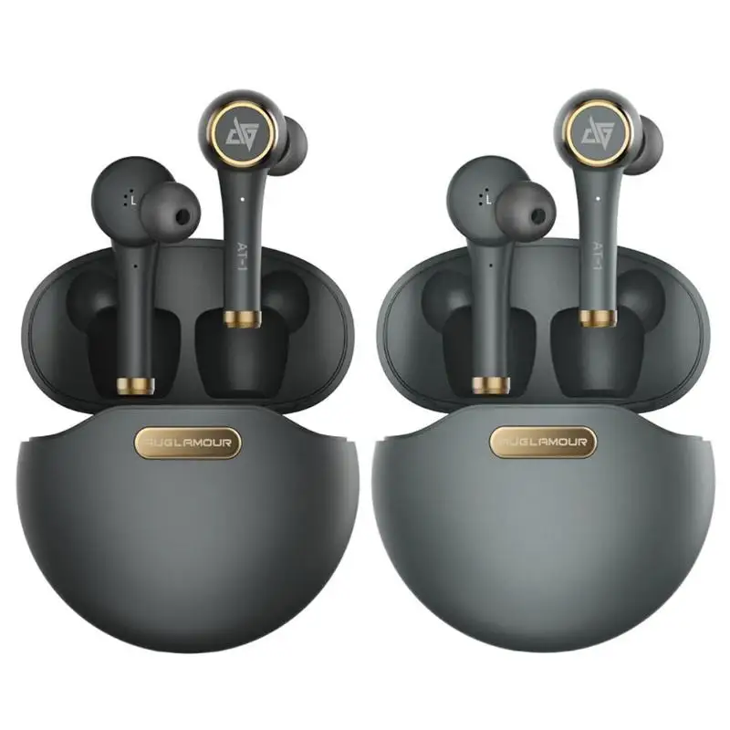 

AT-1 Wireless bluetooth headset Mini headphone Bluetooth 5.0 IPX5 waterproof TWS Smart Touch Earbuds Wireless Earphones with mic