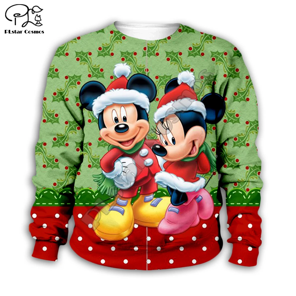 Kid set Merry Christmas cosplay 3D print cartoon hoodies Santa Claus micky kawaii child Sweatshirt zipper coat boy girl Pant