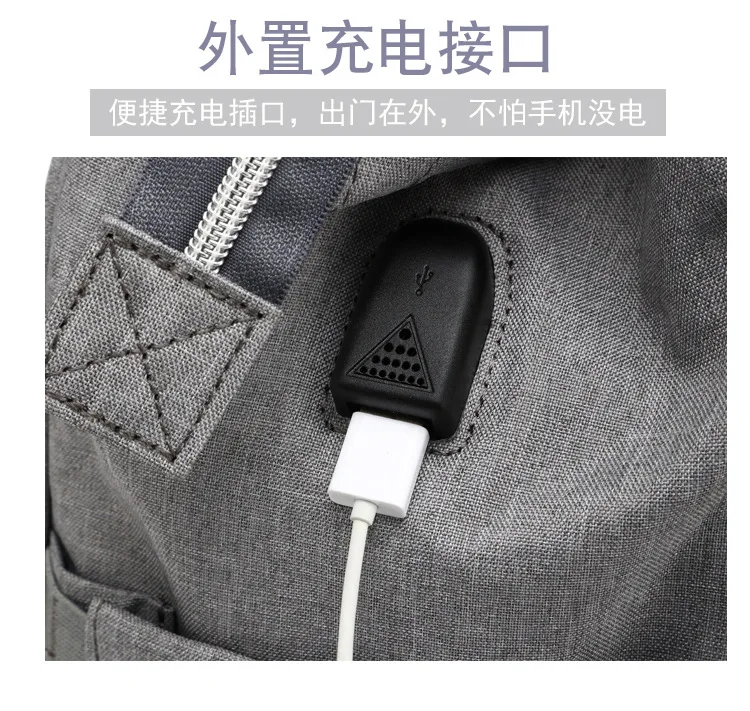 USB детские сумки для подгузников большая сумка для подгузников обновленная модная водонепроницаемая сумка для мам рюкзак для путешествий для беременных сумка для кормления