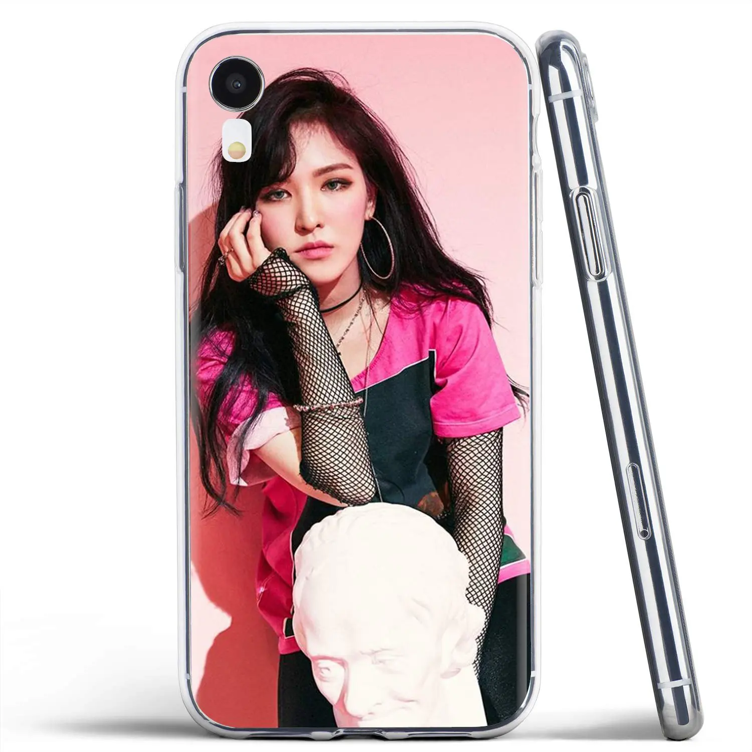 For BQ BQS S 5059 5035 6040L HTC U11 U12 Plus LG K10 K8 K7 K4 2017 kpop red velvet Joy Silicone Case Housing | Мобильные телефоны и