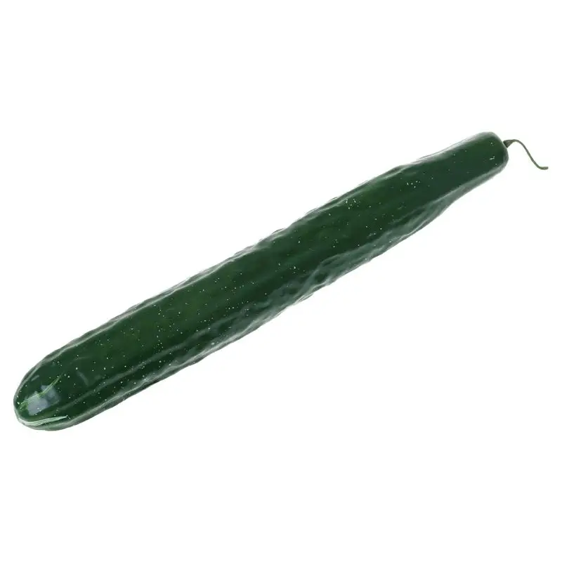  Lifelike Artificial Cucumber Simulation Fake Vegetable Photo Props Home Kitchen Decoration Kids Tea - 4000356441830