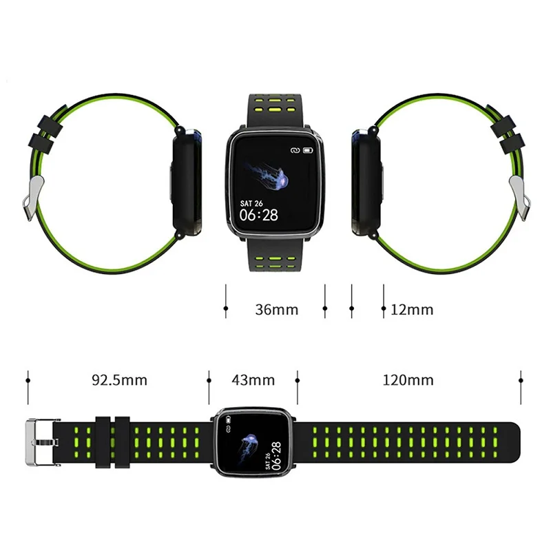 ARTAK K02 ECG+ PPG Фитнес Пульс Mintoring Muilt-спортивные Смарт-часы браслет ECG PPG сердечный ритм кровяное давление шагомер IP67