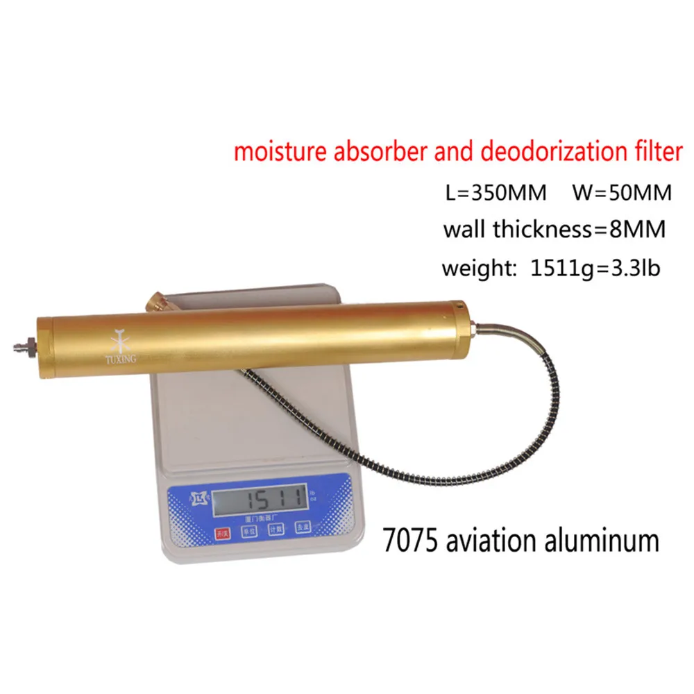 TUXING 4500Psi PCP воздушный компрессор фильтр для воды и масла Дайвинг сепаратор 300Bar 30Mpa