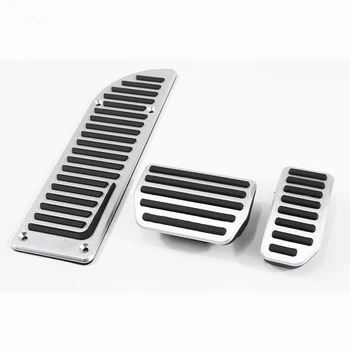

Aluminum Footrest Gas Brake Pedals Pad kit For Volvo S60 S80L XC60 S60L V60 auto car no drilling cool design styling