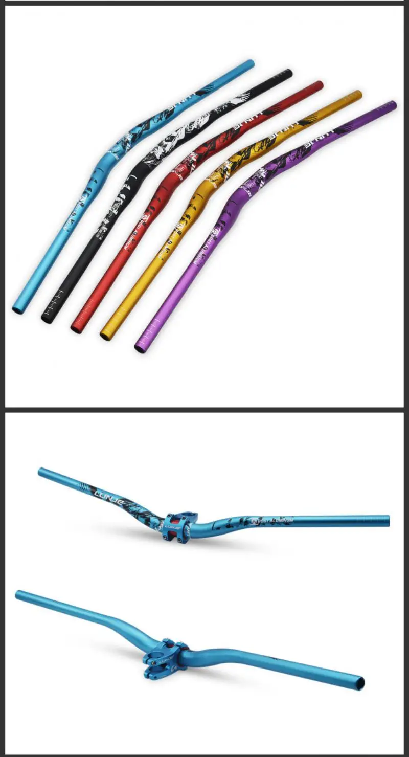 31.8x720mm 780mm Aluminum Alloy Handlebar MTB Bicycle Riser Swallow