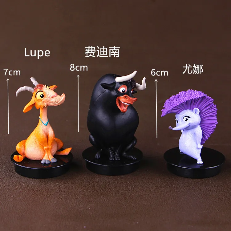 

Cartoon Toys Figures Ferdinand Lupe Mueca Juguete Collection Model