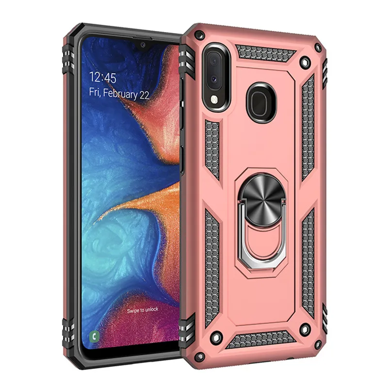 Роскошный защитный Магнитный чехол для samsung Galaxy A20E автомобиля чехол-держатель с кольцом для A10E в 20E A10 A20 A30 S A40 A50 A70 A80 A90