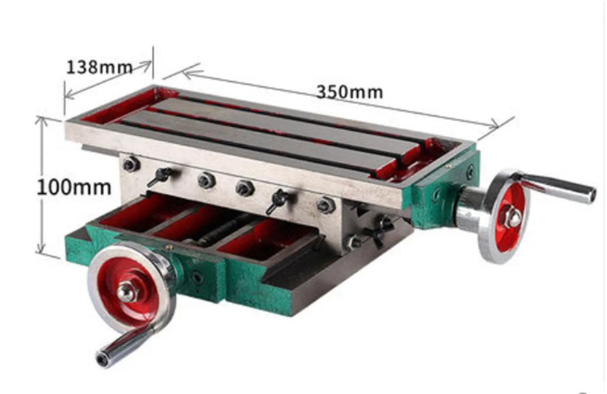 5 Inch Manual Bench Vise Con Barra Vertical X Y Direction